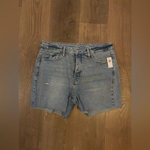 Old Navy Jean shorts with button detail fly